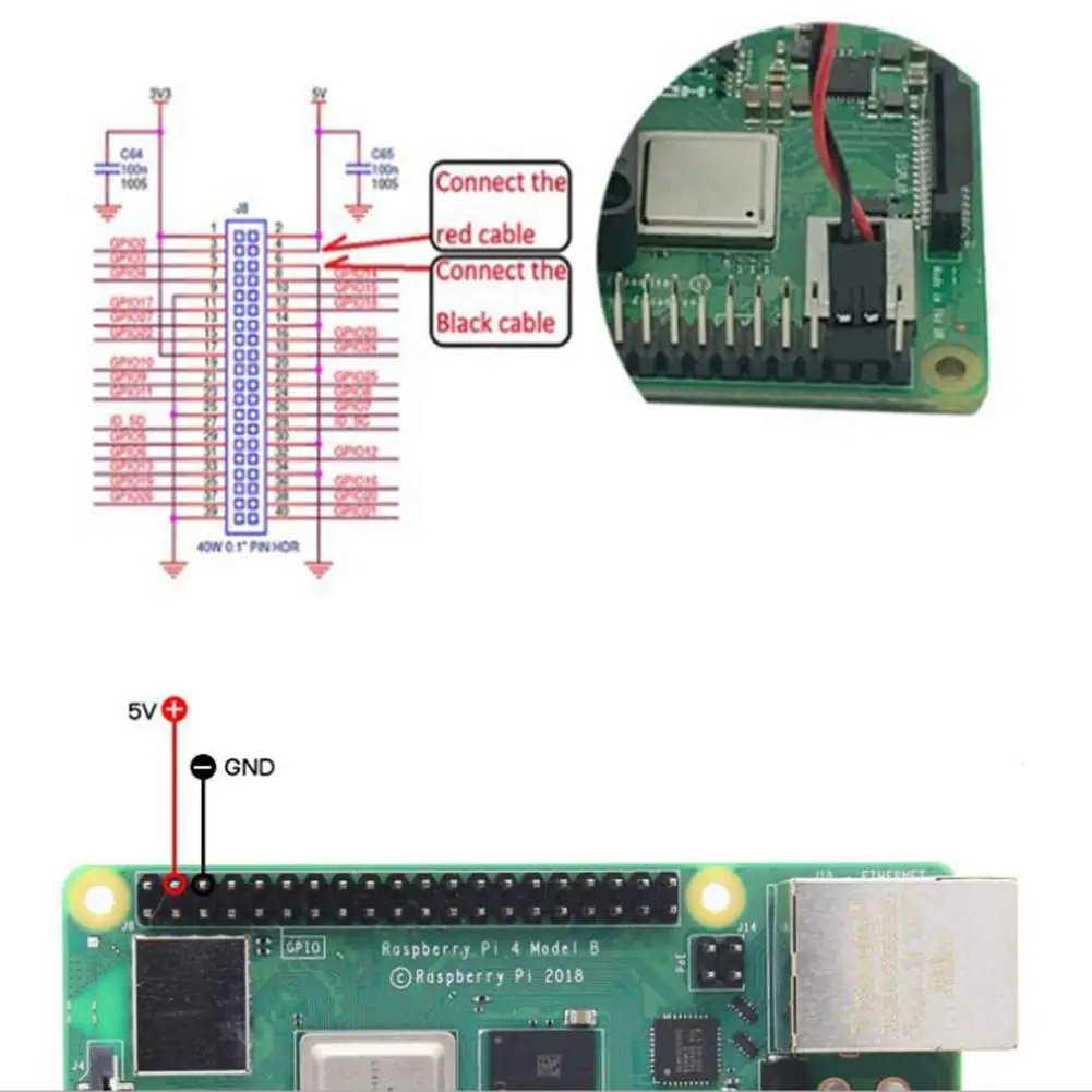 Newest ABS Shell Metal Micro Injection Molded Case Development Board Box With Cooling Fan For Raspberry 5