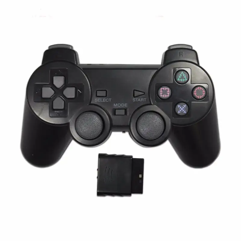 For ps2 controller Wireless bluetooth Gamepad Transparent 2.4G Vibration Controle Plastation 2 game Joystick | Электроника