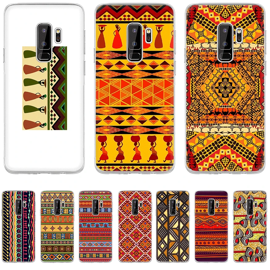 

Mobile Phone Case For Samsung Galaxy J7 J6 J5 J3 J2 J1 Prime Hard Cover African Totem Shell Bag