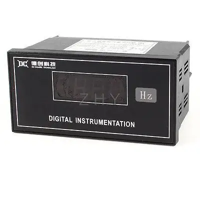 

AC 220V 4-Digit 0-100Hz Display Digital Frequency Panel Meter