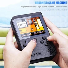 2021 portátil handheld game console embutido 400 jogos 2 player tv conexão 8-bit gameboy retro game console presente de natal