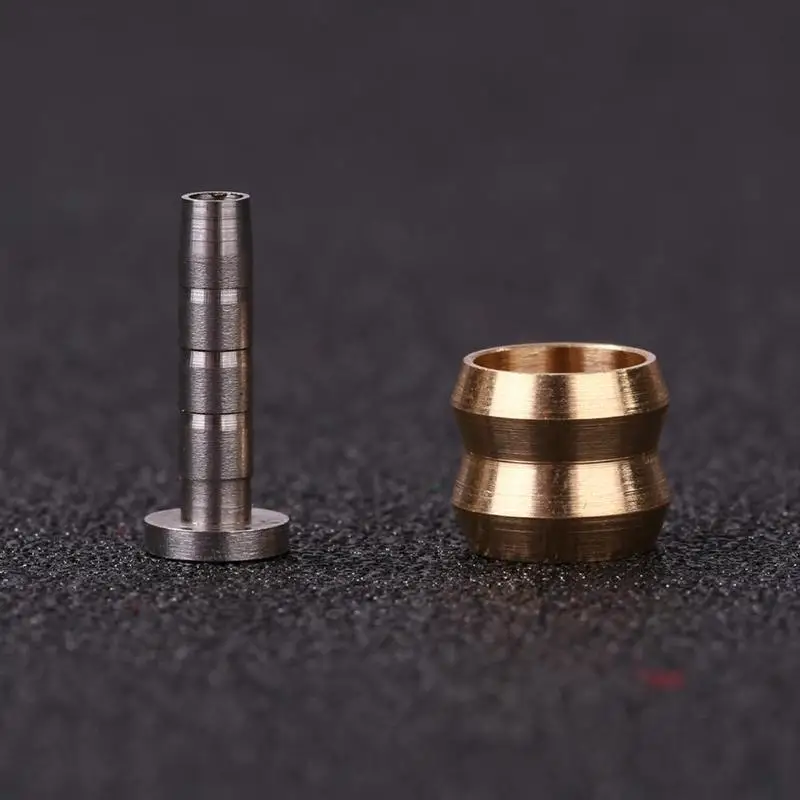 1 Pair Aluminum Alloy Mountain Bike Oil Needle Olive Head Cycling Accessory 2 Colors Cycling Brake Tubing Olive Head Oil Needle