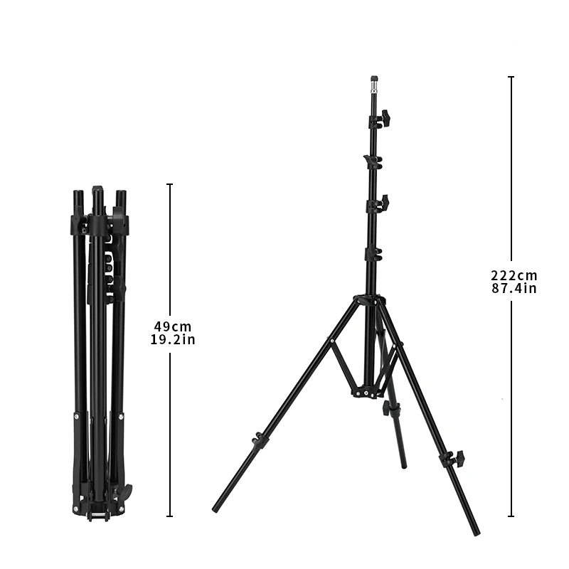 Selens складной светильник-стойка MG-2200 220 см/футов оборудование для фотостудии