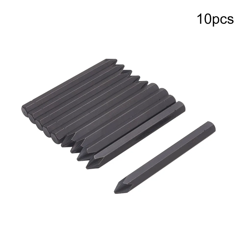 5/10 шт. PH1 PH2 PH3 Магнитная отвертка Philips bits S2 80 мм Длина диаметр: 8 мм шестигранный хвостовик перекрестные головка диска немного партия ручной инструмент