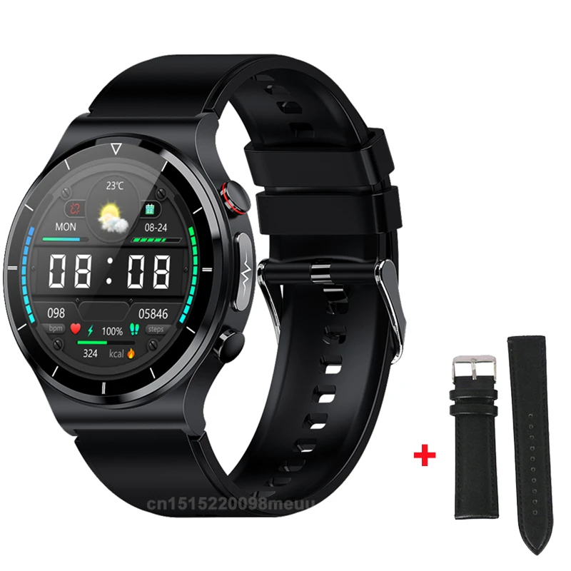 E88 Smart Watch Men Watch 1.32 inch Screen EGG Collector IP68 Waterproof BodyTemperature Wireless charger Watches PK E80 E86 