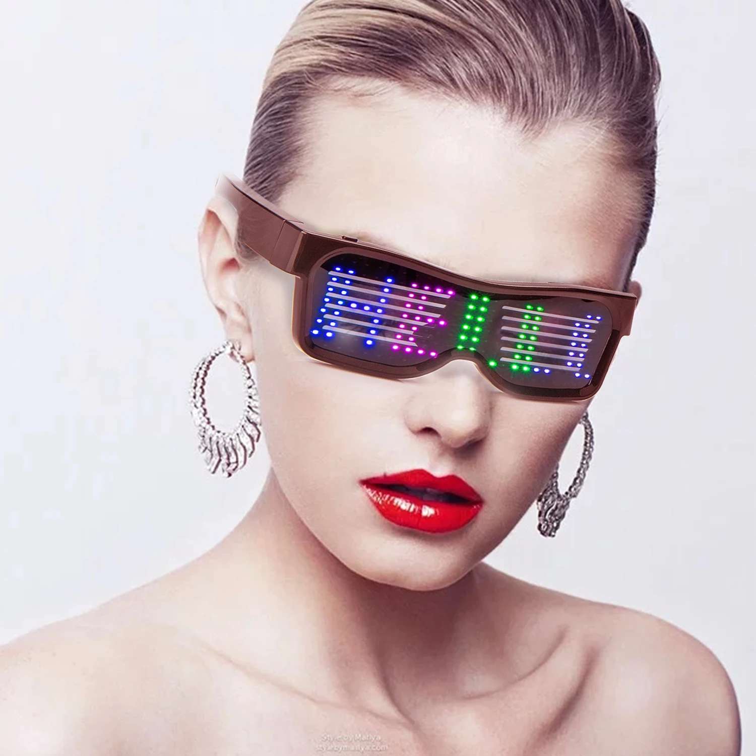 Gafas Lentes Led Texto Programable Bluetooth Y App Tik Tok – Work LED