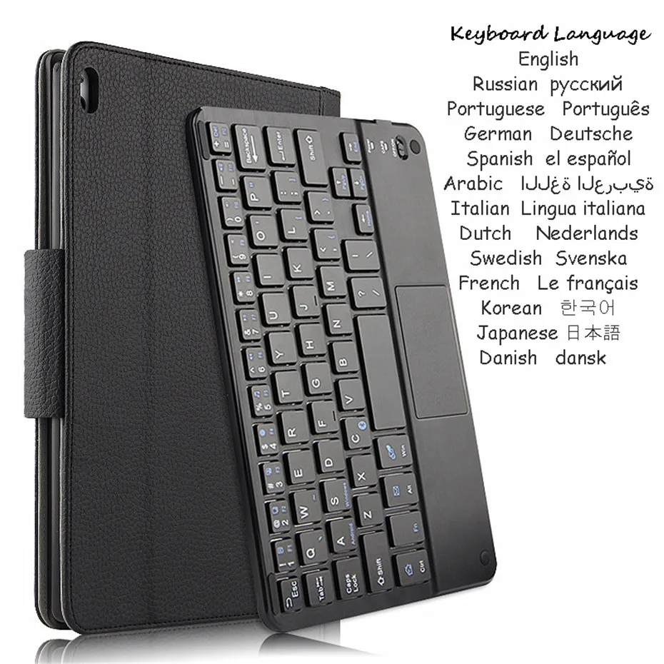 

for Lenovo Tab 4 10 Plus Case TB-X704F / X704N 10.1'' Tablet Detachable Bluetooth Keyboard Leather Cover Multilingual Language