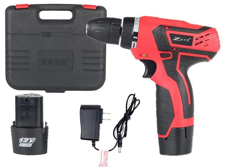 

Zuo shi Fort 12V Multi-functional Lithium Electric Drill Cordless Drill Household Hand Electric Drill Industrial Use Electric Sc
