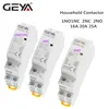 GEYA Din Rail Type Household Modular Contactor 2P 16A  20A 25A 2NC 2NO 1NO1NC 50/60Hz Automatic AC Contactor ► Photo 1/5