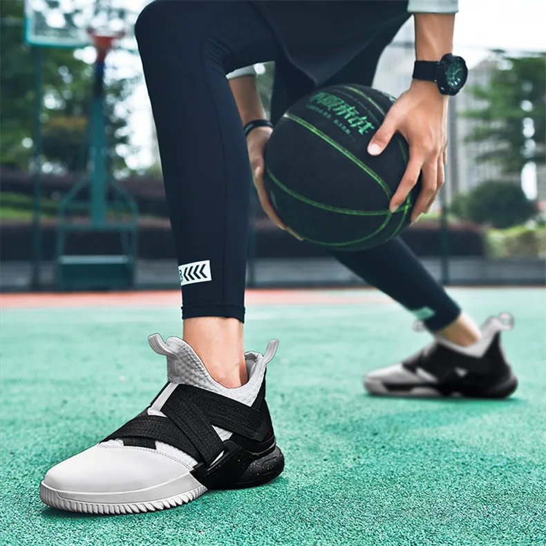 Модные мужские цветные кроссовки высокого качества брендовые на завязках дышащие кроссовки с сеточкой теннис баскетбол обувь Всесезонная