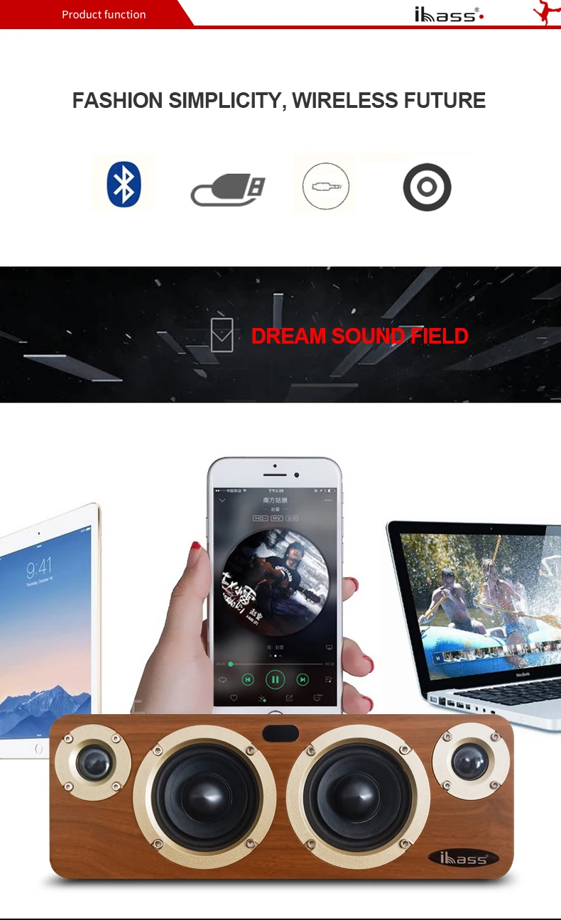 Настольный деревянный Bluetooth динамик HIFI без потерь TI3116 чип SPDIF коаксиальный U диск AUX для усилителя мощности ПК телефон тв громче динамик