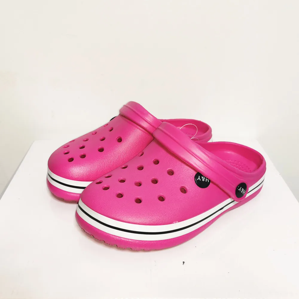LTOLO BABY SANDALS KIDS GIRL SUMMER MULES GARDEN CLOGS BEACH SLIPPERS HOLESSHOES FOR GIRLS SIZE18 19 20 21 22 23 24-35
