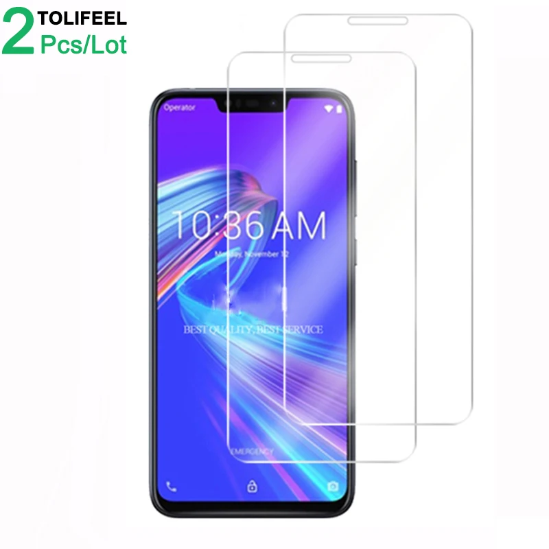2 шт. закаленное стекло для Asus Zenfone Max M2 ZB633KL защитное стекло на экран телефона Защитное стекло для Asus Zenfone Max Pro M2 ZB631KL