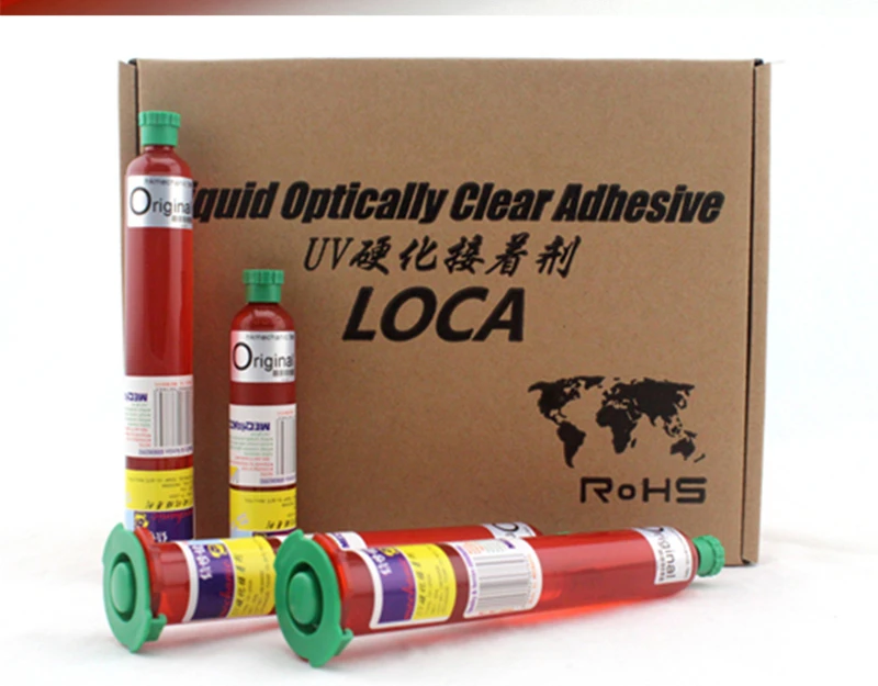 Механический УФ клей жидкий оптический LOCA для ремонта сотового телефона