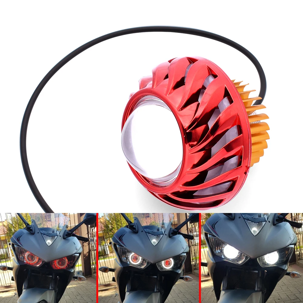 Motorcycle Headlight Hi Lo Strobe beam Double Halo Angel Devil Eye For Honda CB 300F 500F CBR600RR CBR929RR CBR954RR CB1000R |