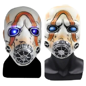 

LED Borderlands 3 Psycho Mask Cosplay Krieg Latex Masks Halloween Party Props