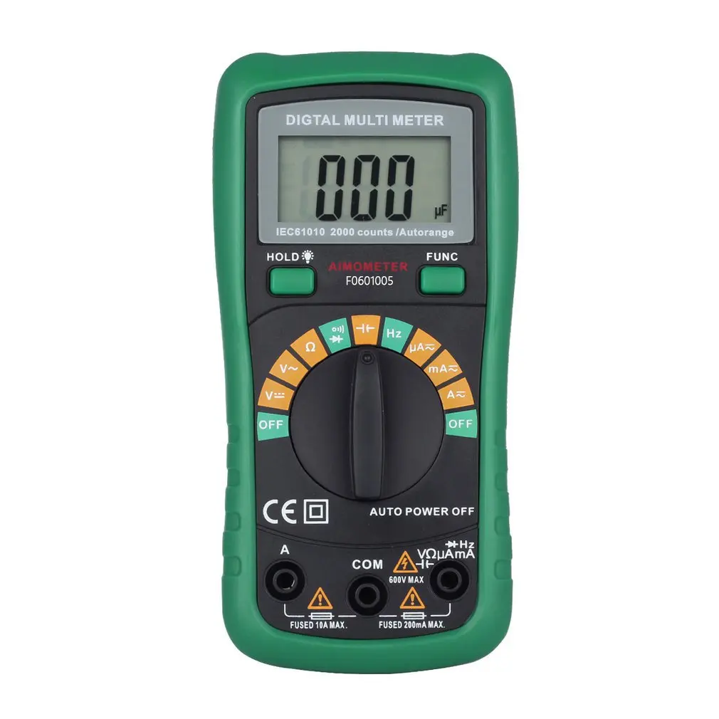 

Exclusive 2000 Uf Capacitance Frequency Automatic Range Digital Multimeter Stable Performance High Reliability