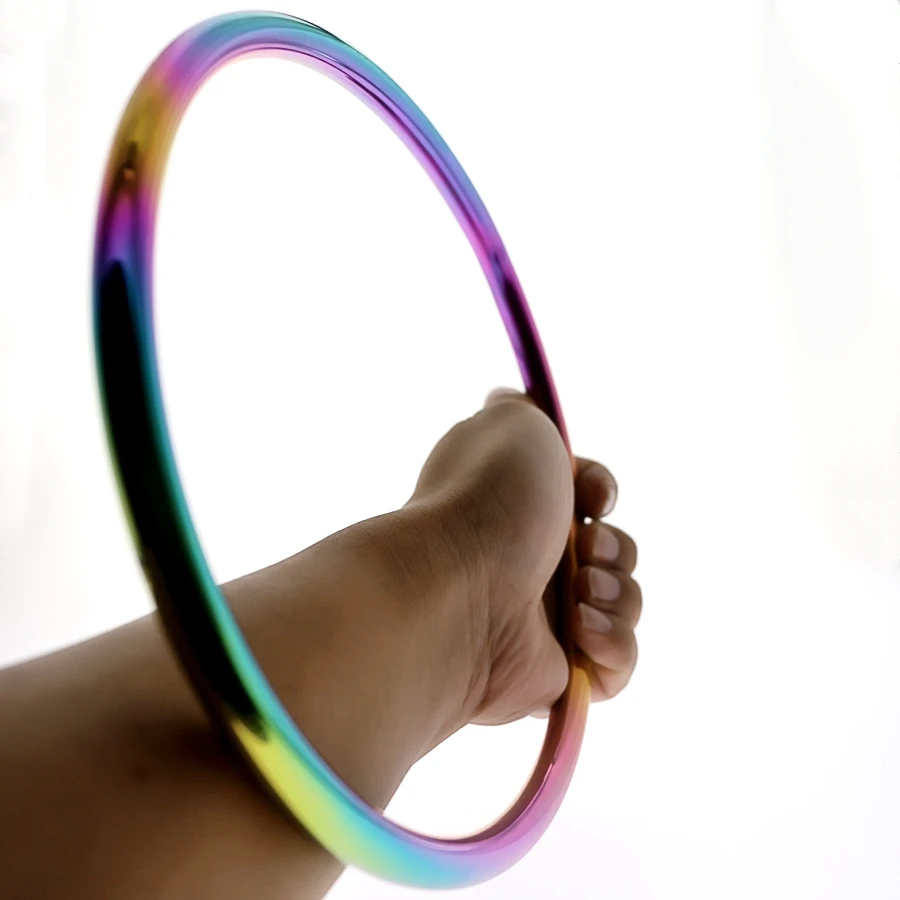 Rainbow Basic Stainless Steel Japanese Shibari Ring Suspension Bondage Gear Accessories Chastity Device BDSM Game Sex Toys 1 2