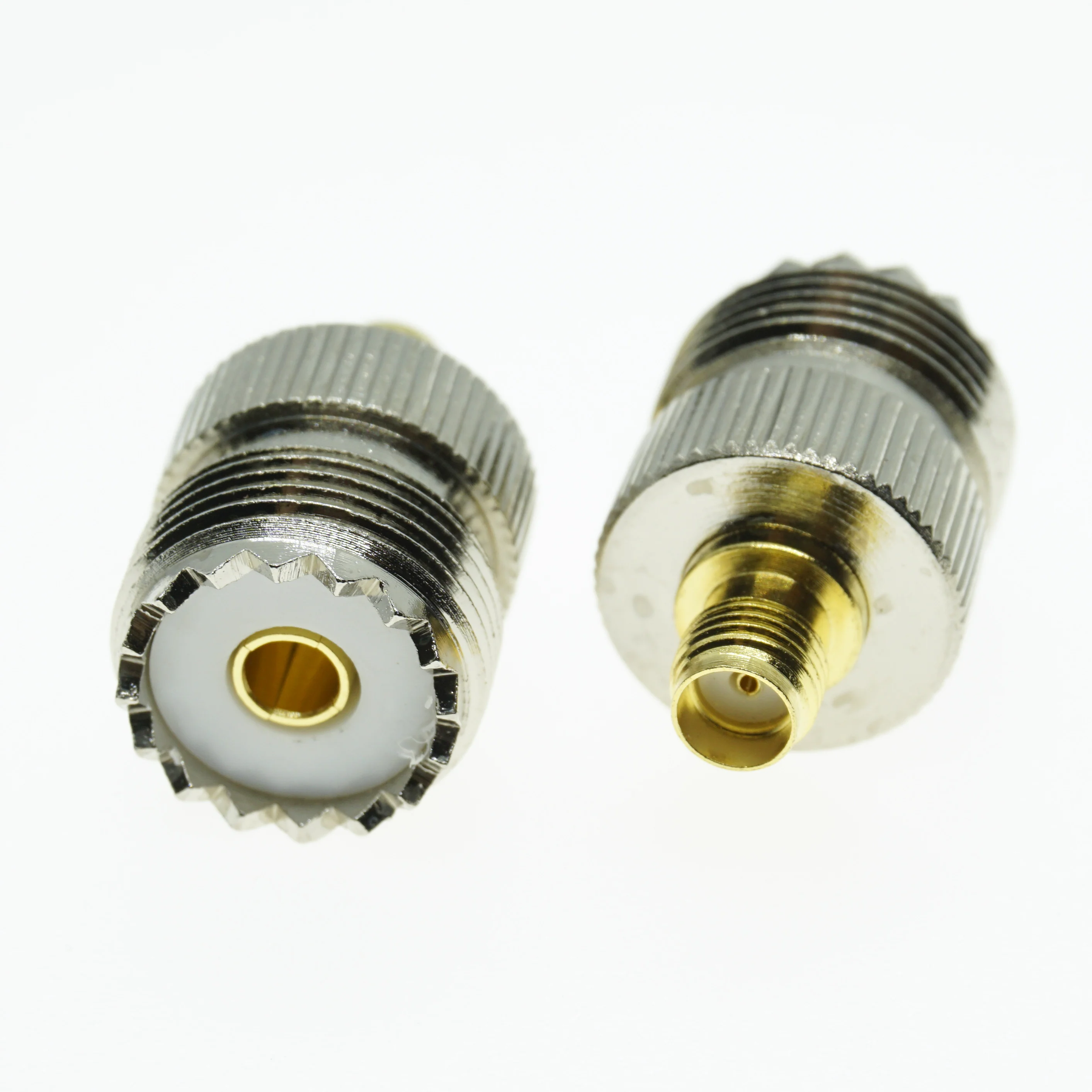 Conector Coaxial UHF PL259 SO239 a SMA, conector Coaxial UHF hembra Jack a SMA, UHF-SMA, de latón