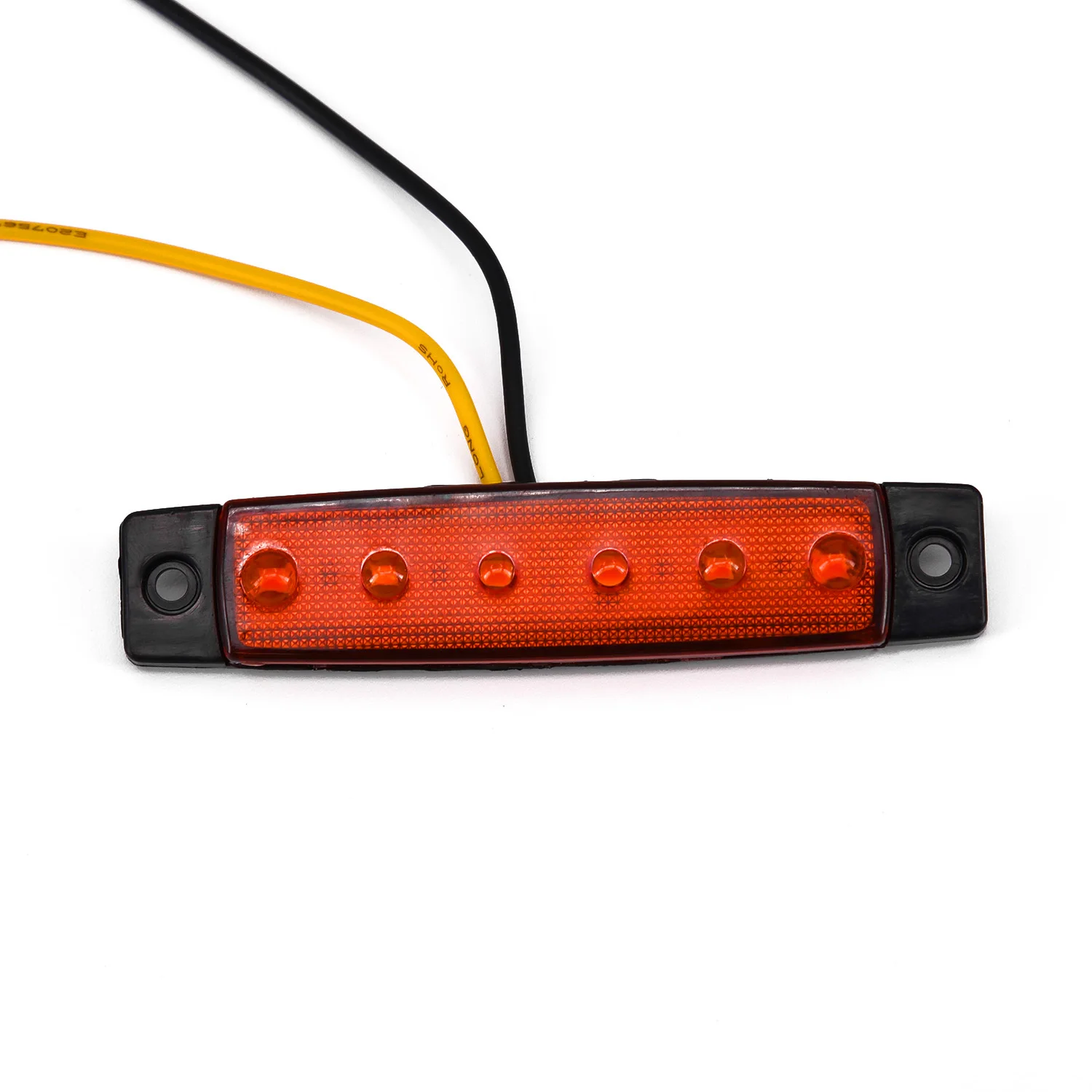 

Trailer Taillight Indicators Light Truck Taillight Lamp Waterproof Black+Amber Boat ABS BUS DC 12V 6 LED Durable
