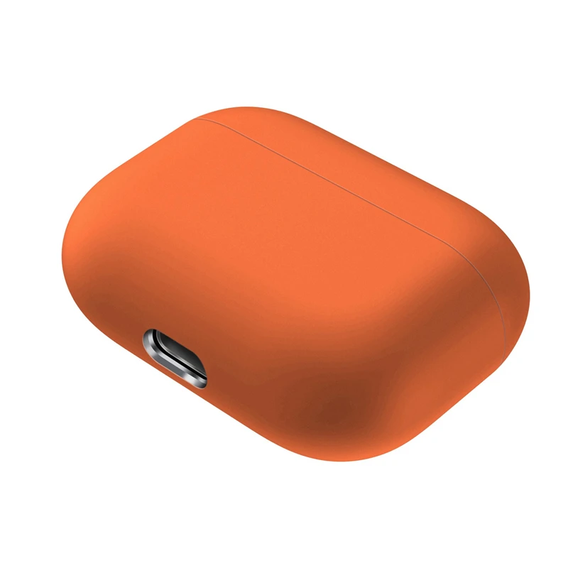 Силиконовый чехол для AirPods Pro, беспроводной чехол с Bluetooth для Apple Air Pods Pro 3, чехол, чехол для наушников, аксессуары для AirPods - Цвет: Orange