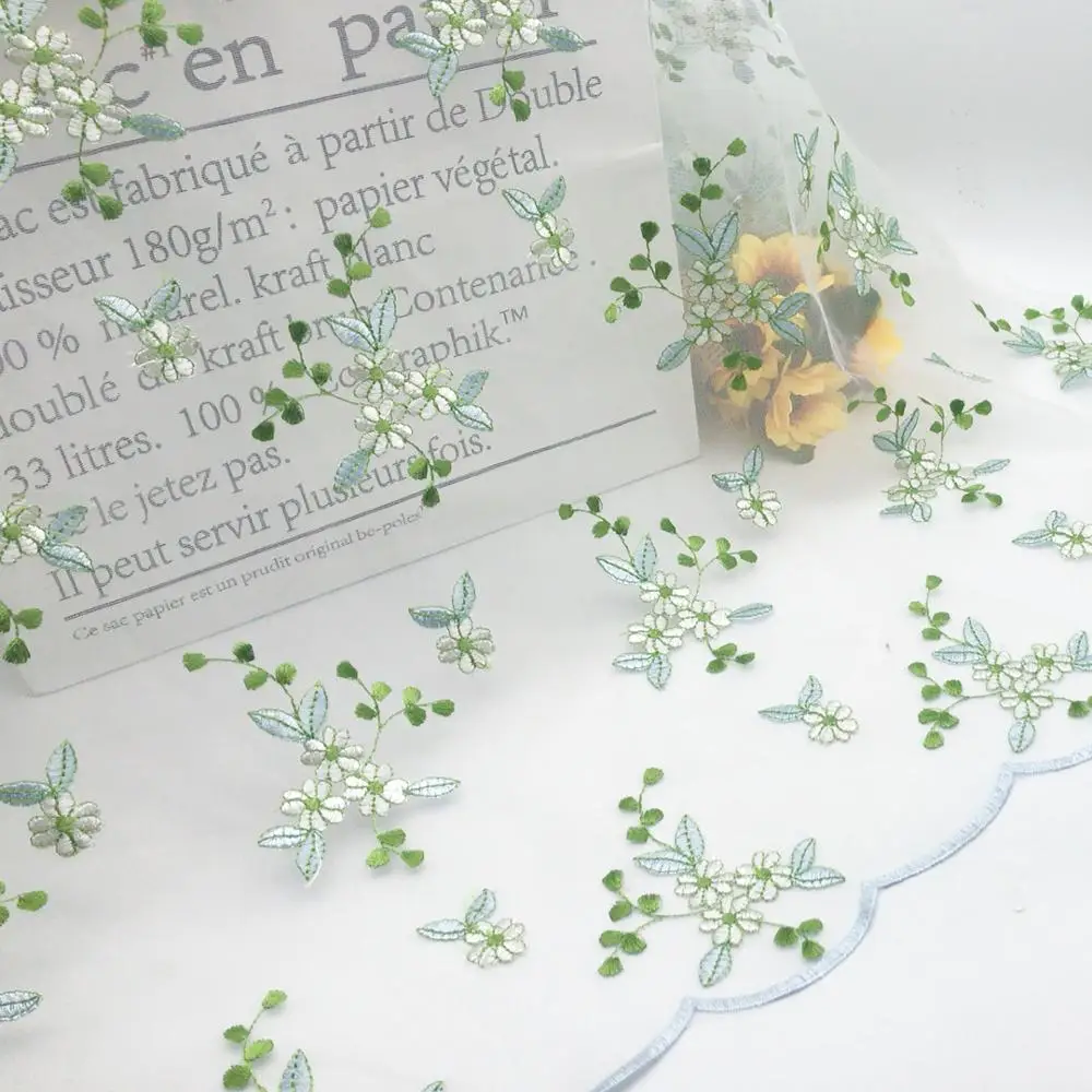 1 ярд/шт Цветочная сетка вышивка африканская кружевная ткань Высокое качество