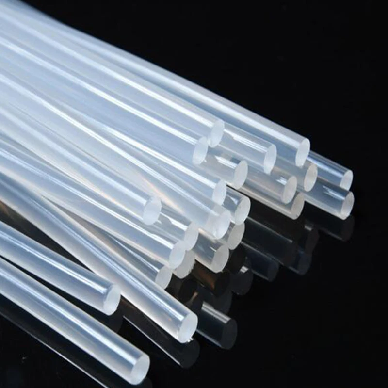 Transparente pegamento caliente 10 Uds 200mm x 7mm adhesivo de fusión de alta calidad de Audio de coche palito de artesanía General DIY Reparación de herramienta para el hogar