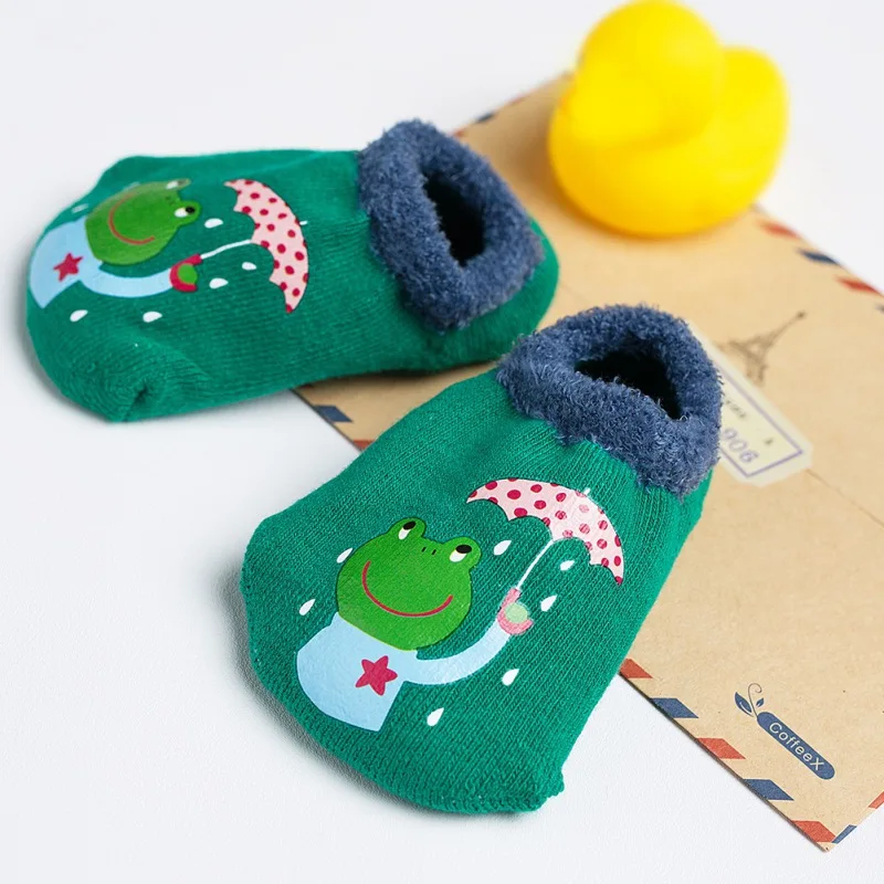 Для новорожденных, Нескользящие Детские носки для девочки, мальчика-клеш; модная детская юбка колокол; стильная футболка с изображением персонажей видеоигр хлопок носки-тапочки детские Тапочки