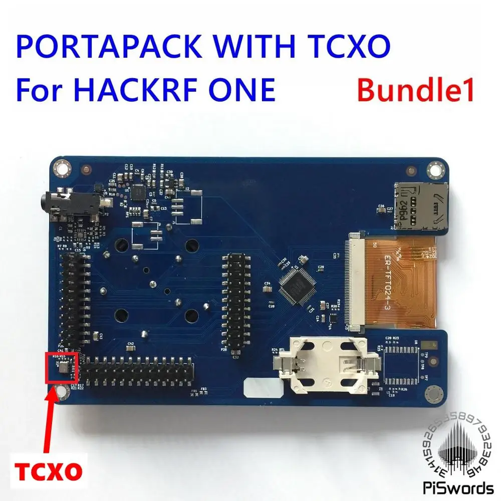 Новая версия portapack с TCXO для hackrf один хаос прошивки 0.05ppm tcxo и металлический корпус