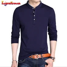 Мужские повседневные тонкие рубашки поло, M-4XL, Мужская рубашка поло, высокое качество, мужские одноцветные рубашки поло, мужские рубашки поло с длинным рукавом, одноцветные рубашки поло