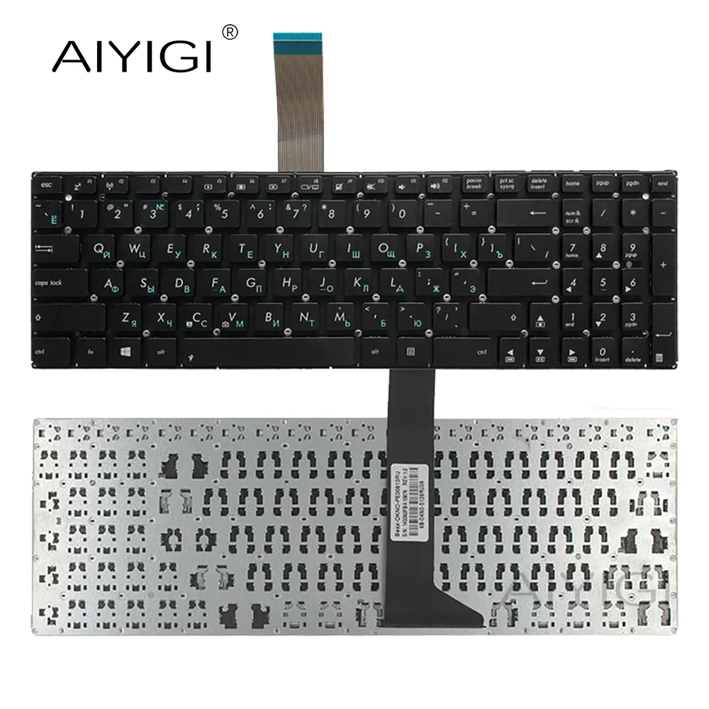 Laptop Keyboard For Asus X550 X550C X501 X502 K550 A550 Y581 X550V X552C X550VC F501 F501A F501U Y582 S550 D552C Russian Black | Компьютеры