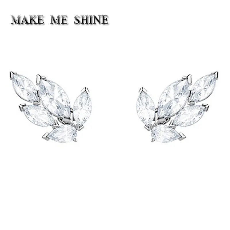 Высокое качество листьев свежие элегантные дикие женские серьги уха аксессуары для ногтей дамы женщин Подарки