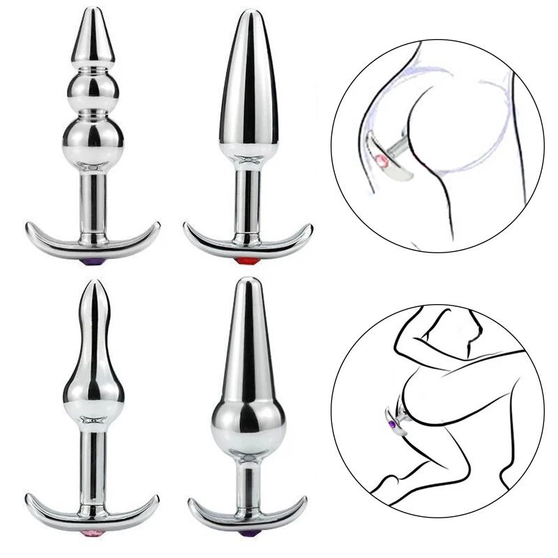 Stainless Metal Anal Dildo Butt Plug Prostate Massager Adult Beads Erotic Sex Toys For Men Women Couples Gay Products |