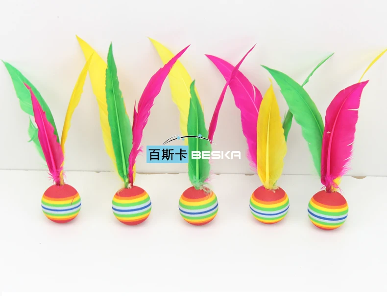 Big Head Ball Big Head Header Ball High Elastic Big Head Shuttlecock Children Entertainment Cricket Sponge Ball 10 PCs