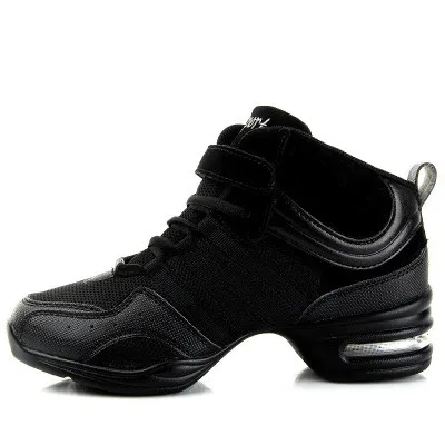 Black high top Дышащая обувь для занятий фитнесом; обувь для современного джаза; женские брендовые Танцевальные Кроссовки; zapatos Danza - Цвет: Black high top