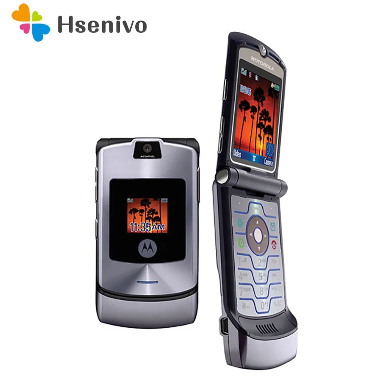 Мобильный телефон Motorola RAZR V3i 100% оригинал разблокированный GSM Bluetooth с откидной