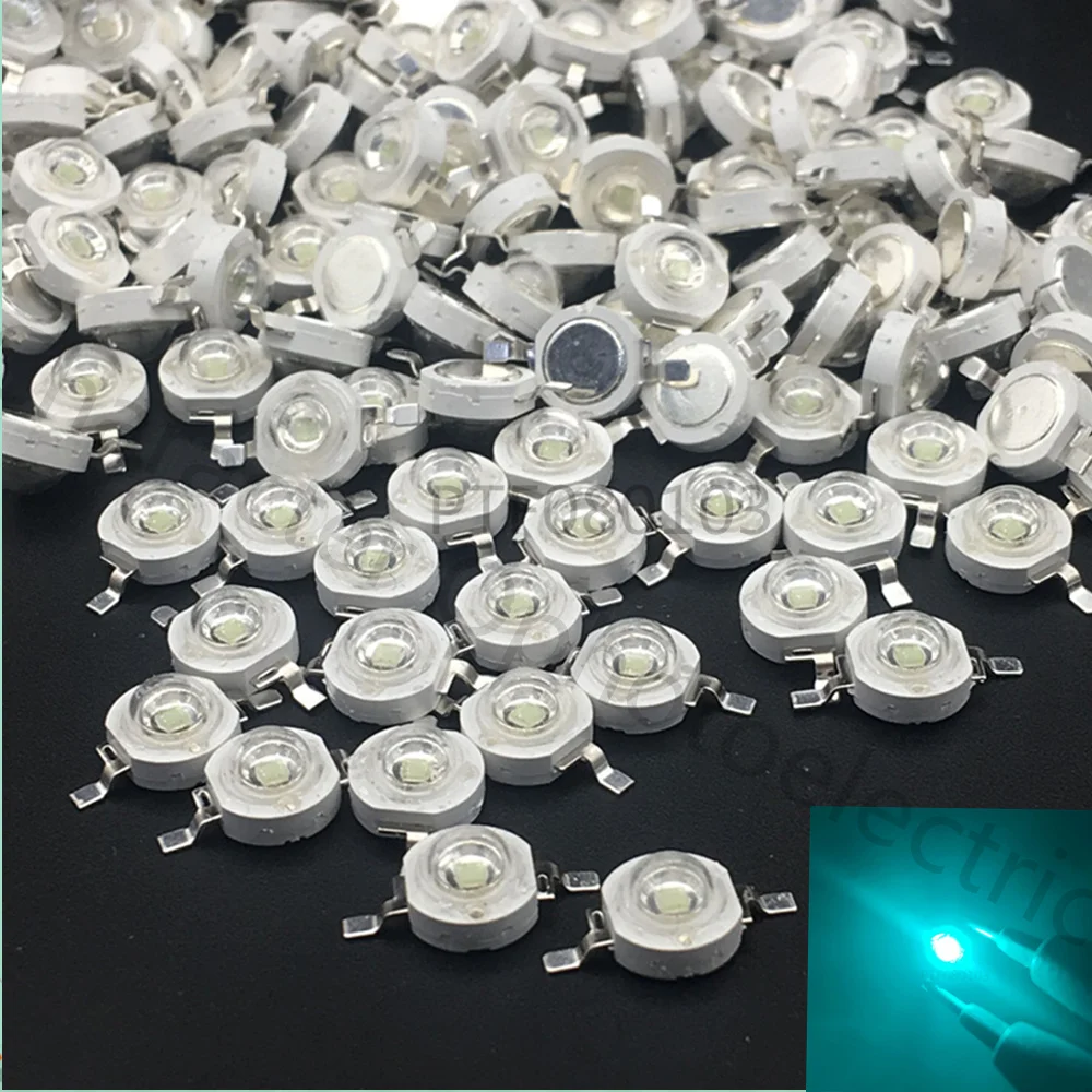 

High Power LED Chip 1W 3W 5W Cyan COB SMD Diode DIY Outdoor Wall Floodlight Spotlight Bulb For 1 3 5 W Watt Light Beads