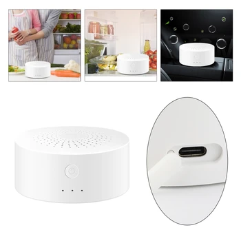 

Portable Deodorizer Fresh Air Cleaner Mini Air Purifier Refrigerator Ozone Generator Machine