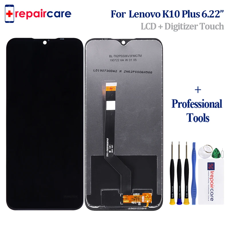 6.22" 720x1520 For Lenovo K10 Plus LCD Display Touch Screen Digitizer Assembly | Мобильные телефоны и аксессуары