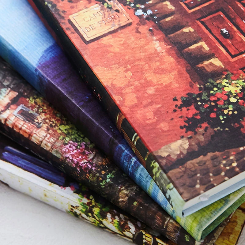 Ретро записная книжка из плотной ткани, креативный блокнот B5 в твердом переплете, копировальный дневник, записная книжка