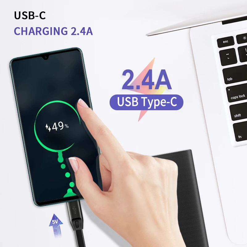 Кабель USB C для Oneplus Xiaomi USB кабель для быстрой зарядки типа C для huawei Mate30/20 P30/20 nintendo C143