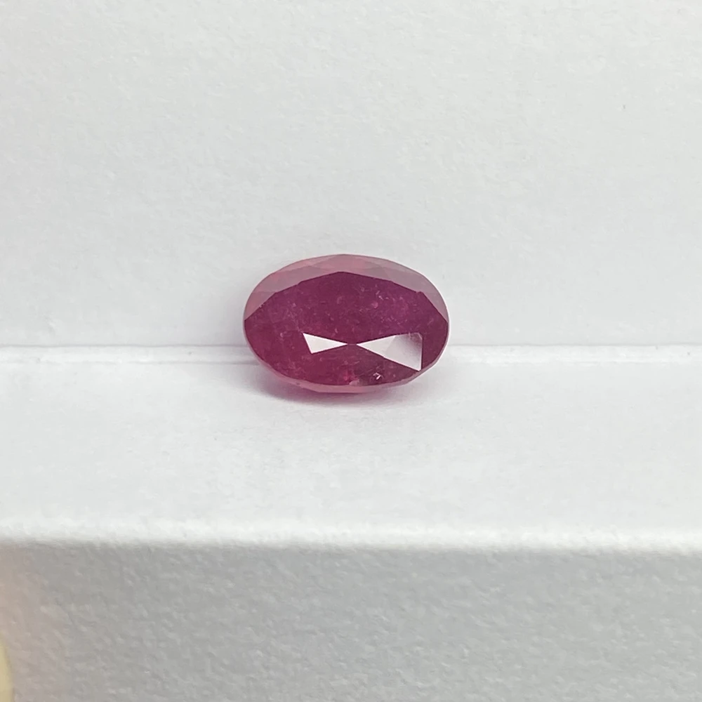 Meisidian Oval Cut 8X10mm 3.5 Carat 100% Natural Red Ruby Gemstone For Ring Making