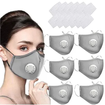

6pcs With s Mask Washable Mask Suitable For Women And Men Cloth Face Mask Mouth Cover Mouth Mask Mouth Mask Reuseable Breathable