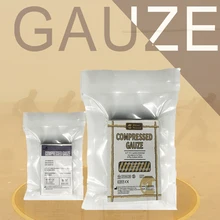 Einweg woven und baumwolle farbe kompression verband druck gaze für Notfall Wunde Dressing, Erste Hilfe und Trauma Kit