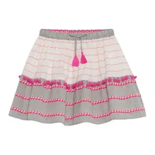 

Summer Baby Girl Clothes Casual Cotton Mini Striped Lolita School Cute Skirts for Kids 2-7 Years