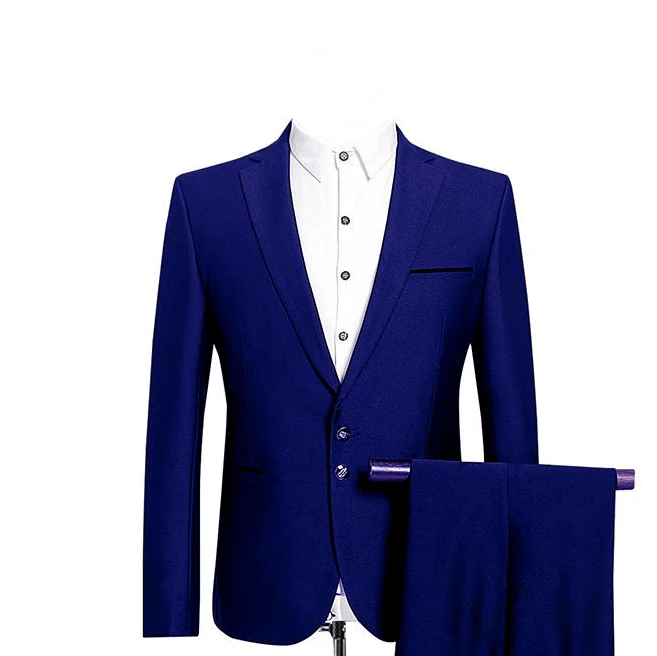 

2019 Men Wedding Suits Two Buttons with Pants Wool Blend Tuxedos Fashion Groom Business Career Suits 3 PCS costume homme ternos