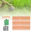 100PCS Grass Trimmer Blade Plastic Replacement Blades For Bosch Einhell Lawn Mower Garden Accessories ► Photo 2/6