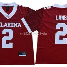 Новое поступление высокое качество Oklahoma Lamb футболка колледжа майки#2 ягненка молодежные майки S-XXXL