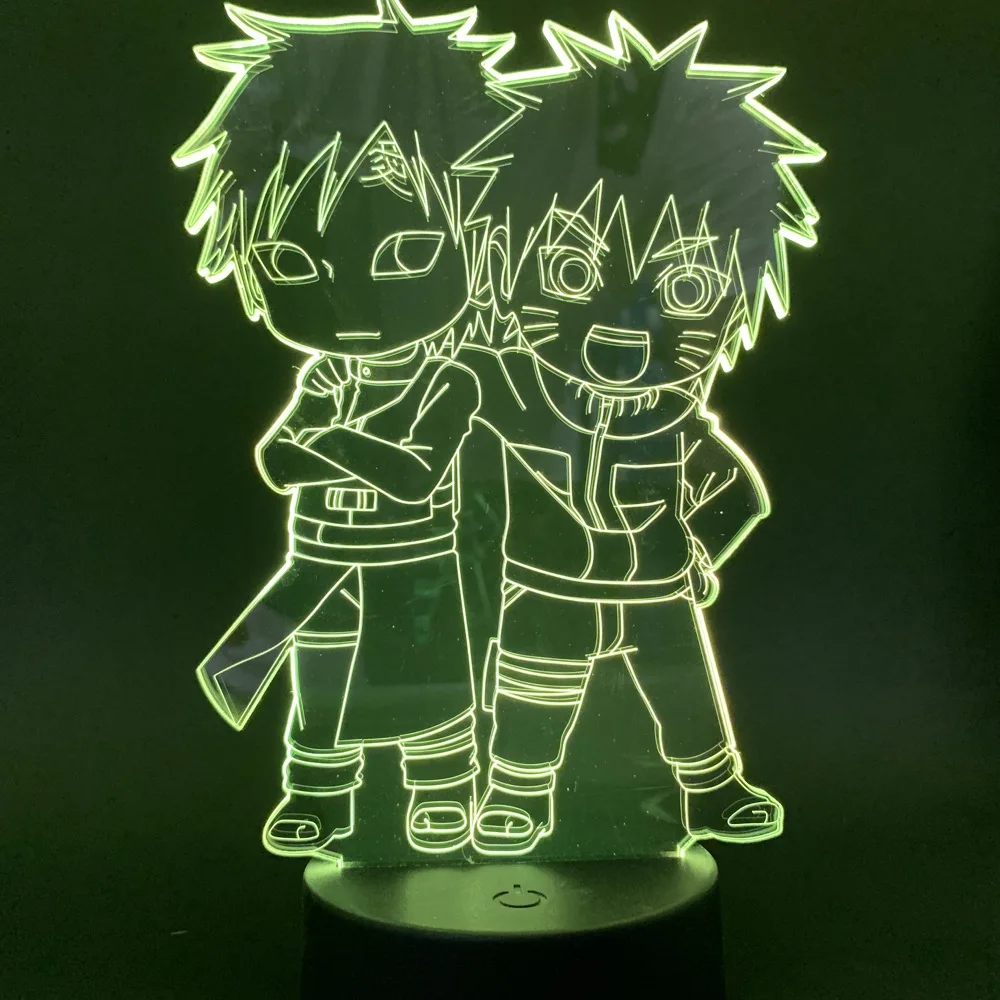

Japanese Anime Naruto Cute 3d Lamp Gift for Kids Child Bedroom Decor Nightlight Touch Sensor Table Led Night Light Dropship