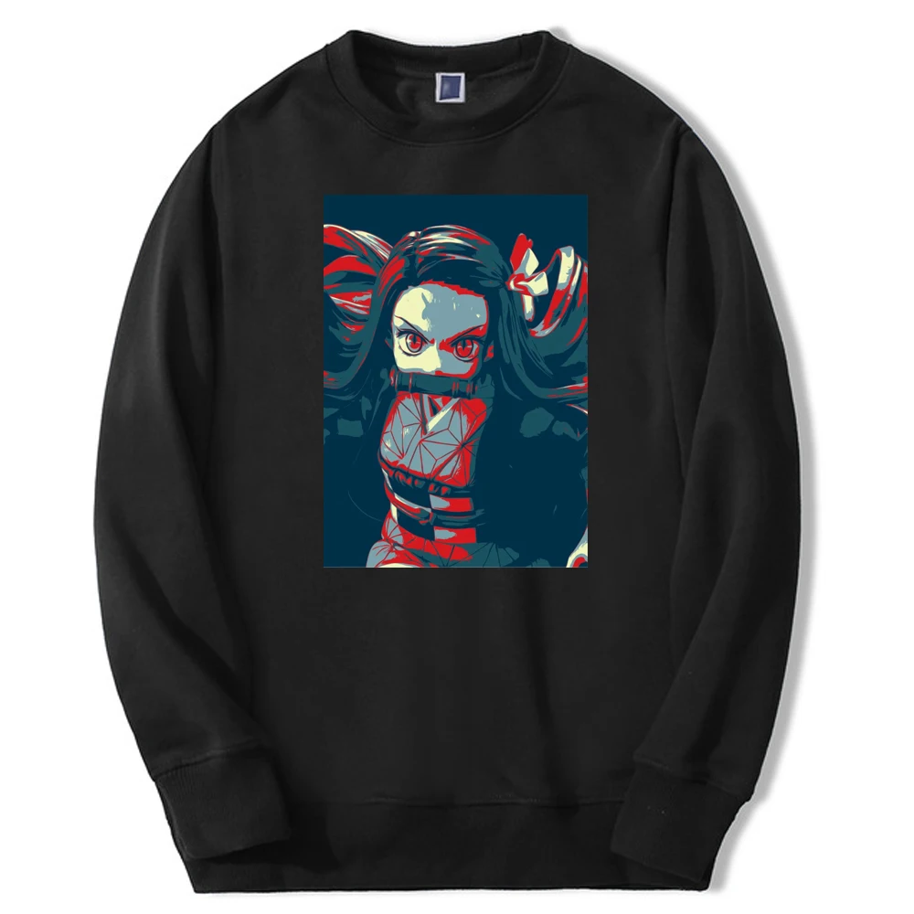 

Demon Slayer Cute Tanjirou Anime Girl Nezuko 2021 Autumn Winter Men's Casual Hoodie Sweatshirts Fleece Warm Top Unisex Hoodie